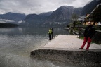 Pohled na jezero Hallstättersee.