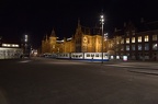 Náměstí u centra Amsterdamu.
