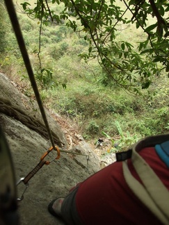 Lezení v Butterfly Valley.